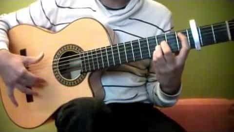 Guitarra Flamenca: Falseta de alzapua por bulerias