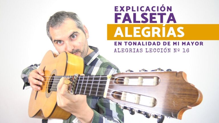Falseta facile por Alegrías en Mi avec explication – N° 16