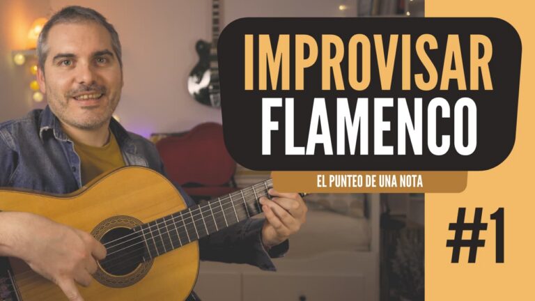 How to improvise in Flamenco – One note plucking – #1